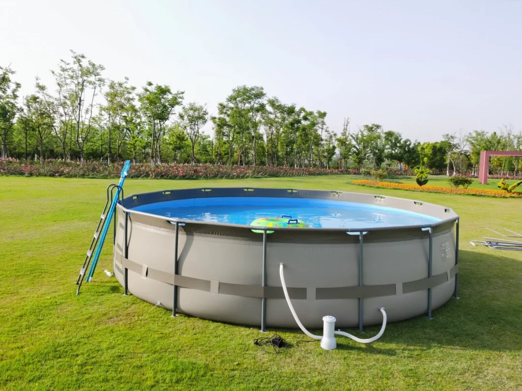 Dfaspo Above-Ground Round Steel Frame Pool 20% off