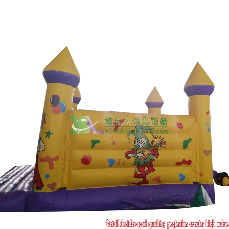 Commercial Circus Clown Inflatable Bouncy Castles for Kids Garden Happy Party Bouncing Bouncer House