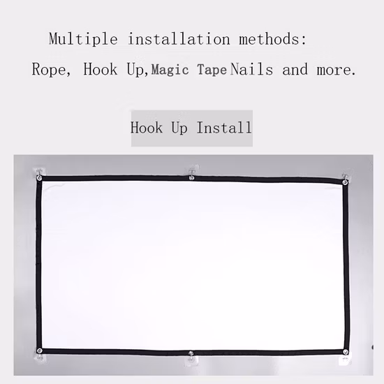 Outdoor Large Custom Price Air Sealed Rear Cinema Foldable Portable Inflatable TV Projector Projection Movie Screen